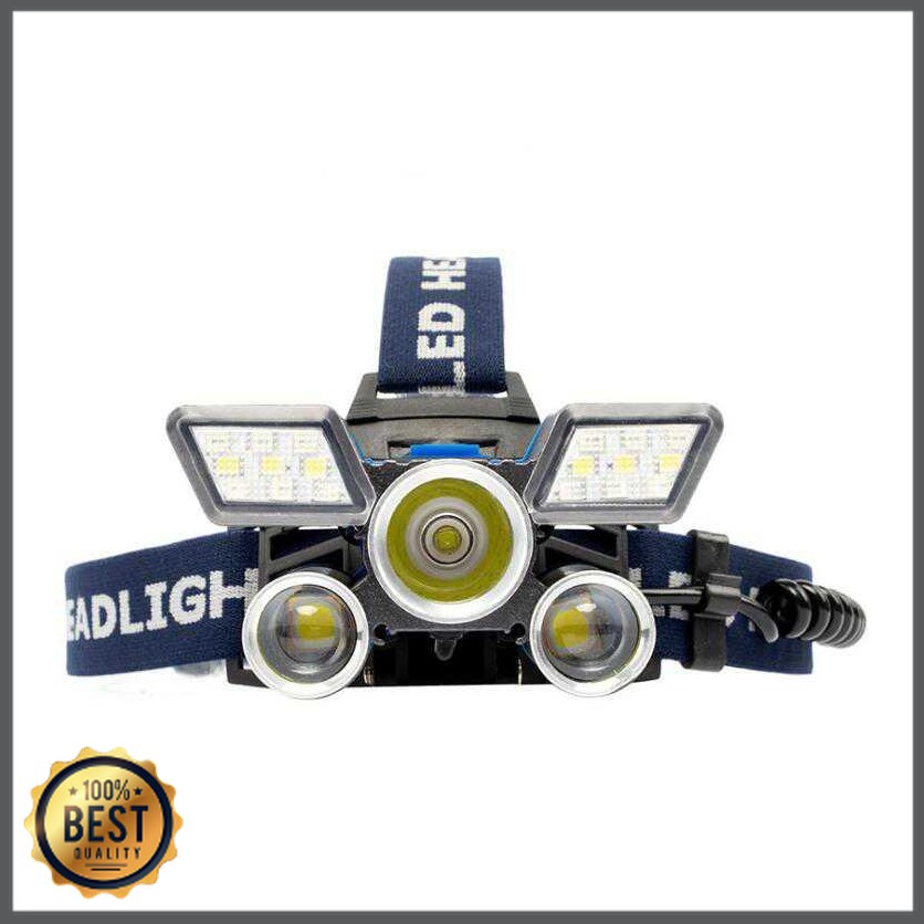 TG-SL089 Albinaly Senter Kepala Headlamp Cree XM-L2+2XPE+Red Blue LED