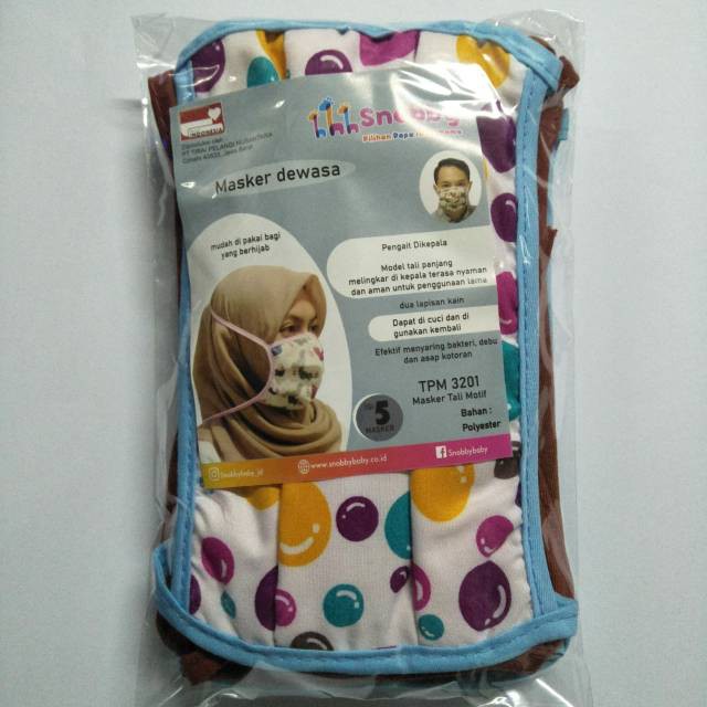 Snobby Masker Kain Non Medis Dua Lapis