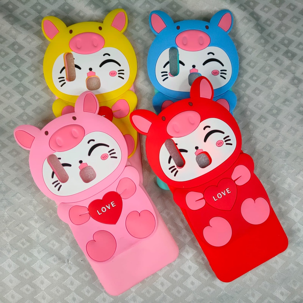 SOFT CASE KARAKTER MIMI CAT LOVE 3D REALME C2 REALME 5 REALME 5 PRO