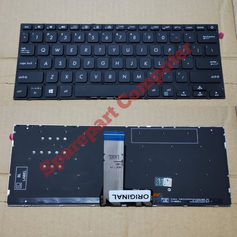 Keyboard Asus A412 A412DA A412F A412FL A412U A412D A412DA A412UA X412 Backlight / Lampu