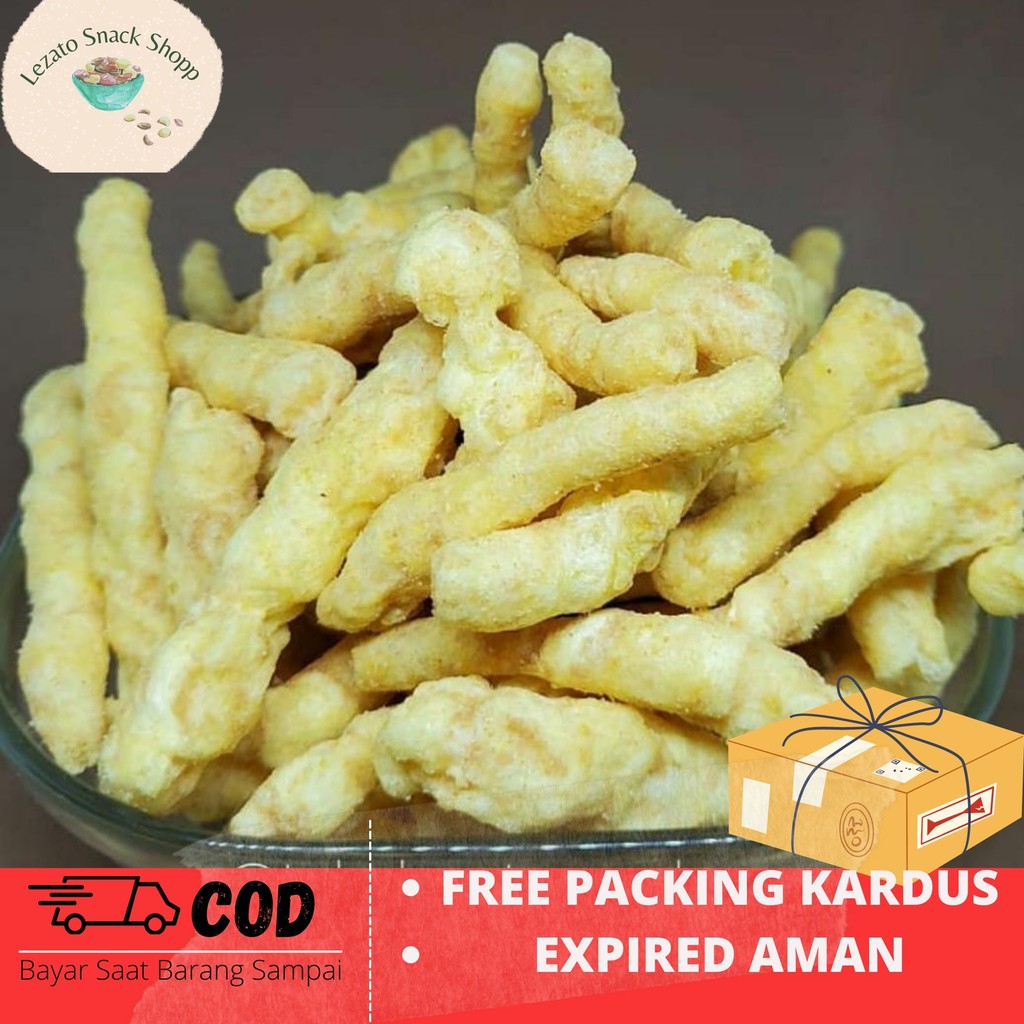 

Twist Corn Barbeque Kiloan / 250 gr Renyah Gurih Terenak Jajanan jadul zaman Now