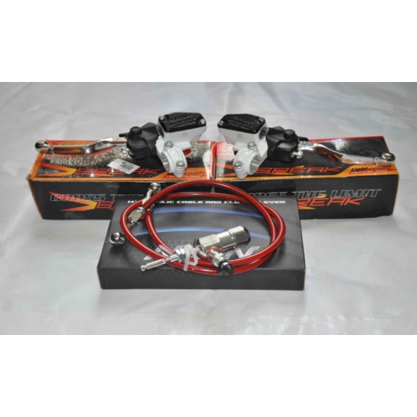 Dijual PAKET SET KOPLING HIDROLIK HANDLE KTM HANDLE STUD DAN SELANG REM Berkualitas