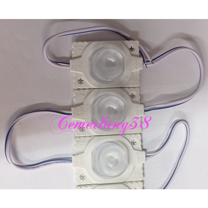 Lampu LED Modul 1.5 Watt 12 Volt / LED Module 1 Mata - HIJAU