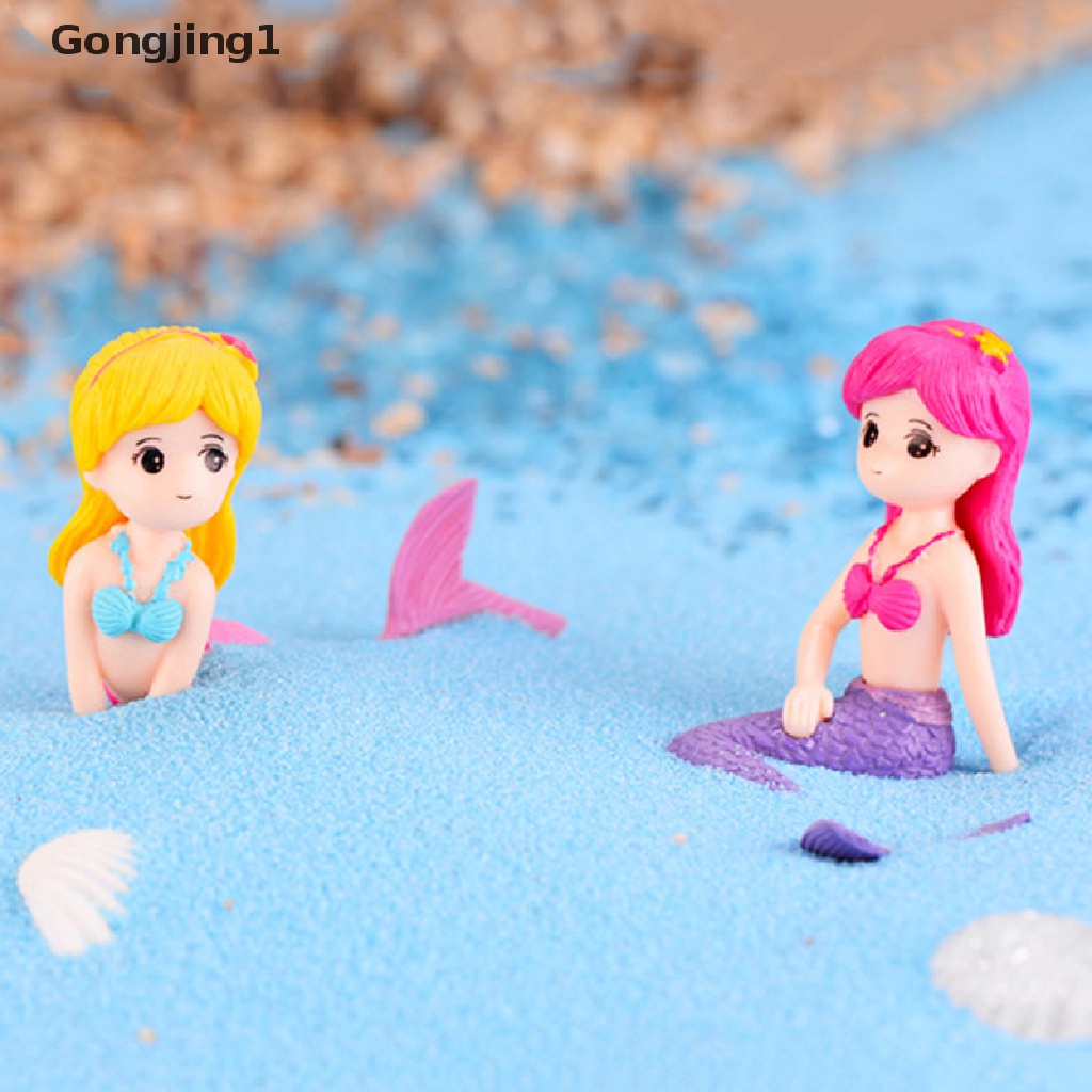 Gongjing1 Miniatur Mermaid Untuk Dekorasi Taman Minifairy Gardenrumah Boneka