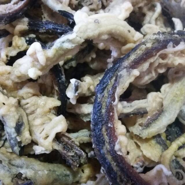 

Kripik belut crispy
