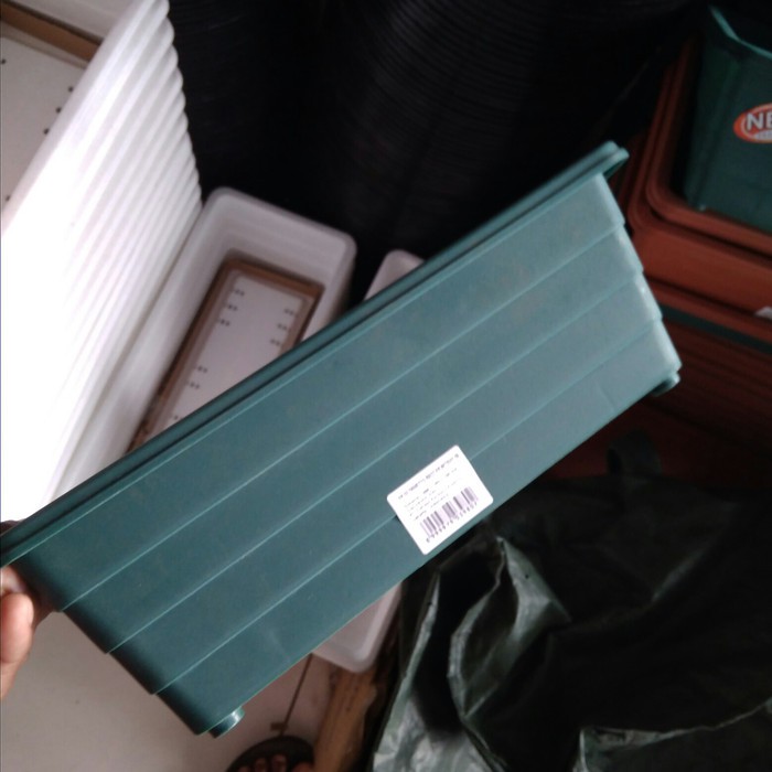 pot panjang pelastik 30cm