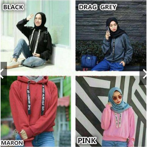 BESS - Sweater Hoodie Wanita Tali / Sweater Hoodie Tali SELLA