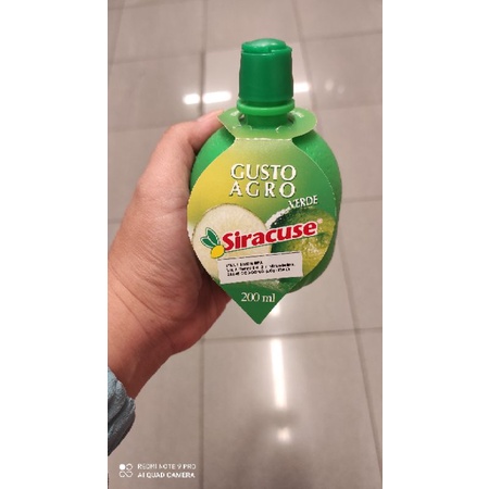 

siracuse gusto agro verde ( lime) 200ml