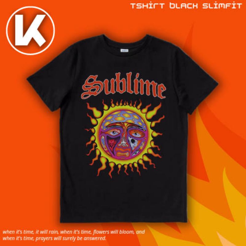 KAOS BAND SUBLIME SUN LOGO | KAOS | T SHIRT | SUBLIME