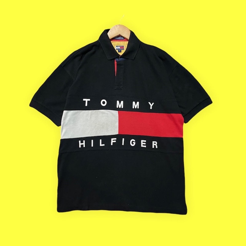 polo t shirt tommy hilfiger second big logo original