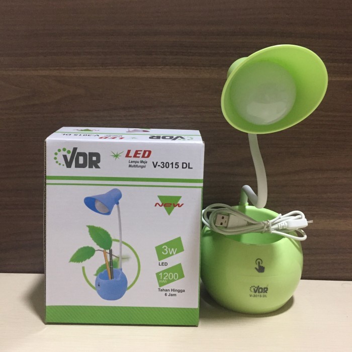 Lampu Meja Belajar LED Multifungsi Emergency VDR V-3015DL