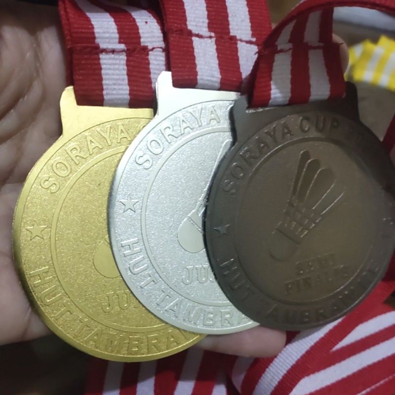 BADMINTON - BULU TANGKIS - MEDALI CUSTOM