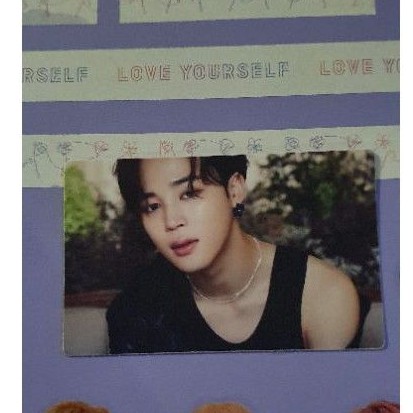 BTS JIMIN lucky draw BE Deluxe close up