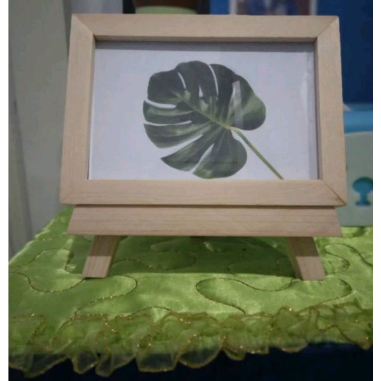 Pigura Kayu 4R 10×15cm / Pigura Foto / Frame Kayu Jati Belanda / Hiasan Dinding