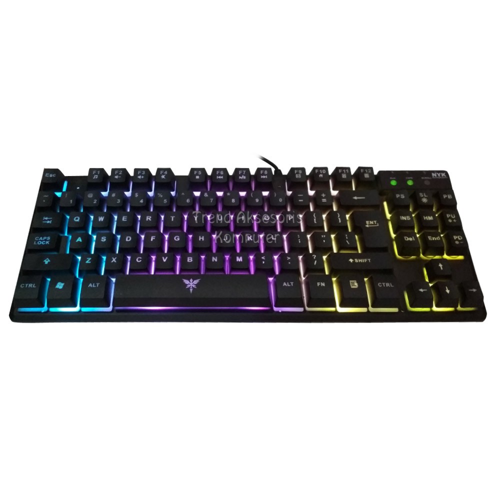 Trend-NYK Keyboard Gaming K-01 Full Backlight - Hitam