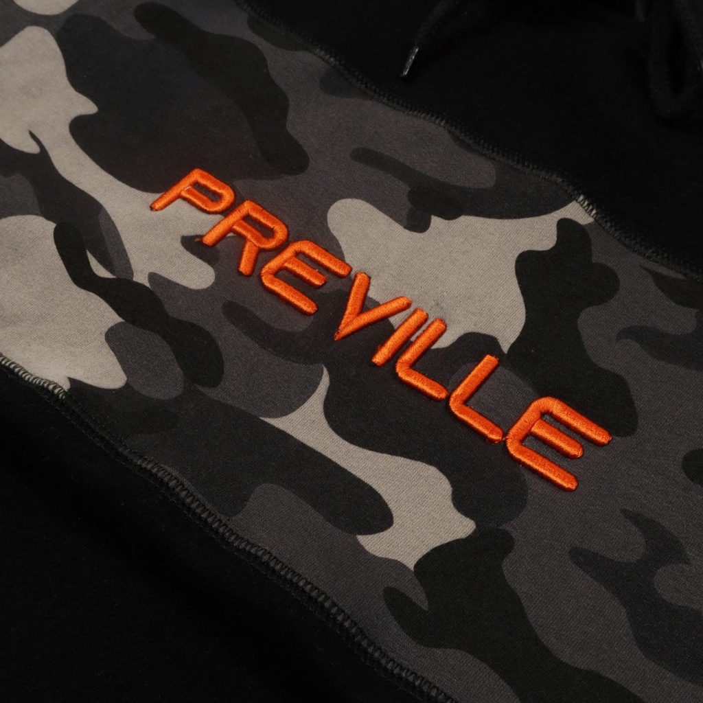 JAKET SWEATER HOODIE PREVILLE CAMOUFLAGE COMBI UNISEX GOOD QUALITY