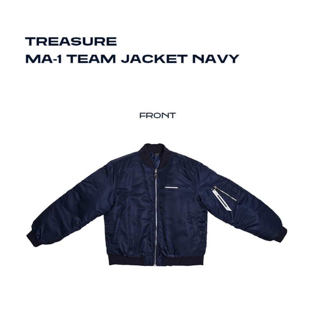 JACKET JIKJIN TREASURE / TREASURE JAKET JIKJIN NAVY + FREEBIAS