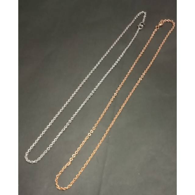 Kalung wanita lapis emas perhiasan xuping 45 cm