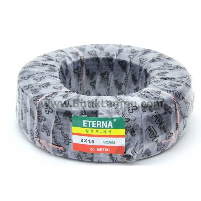 KABEL ETERNA 2X1.5 50M NYYHY