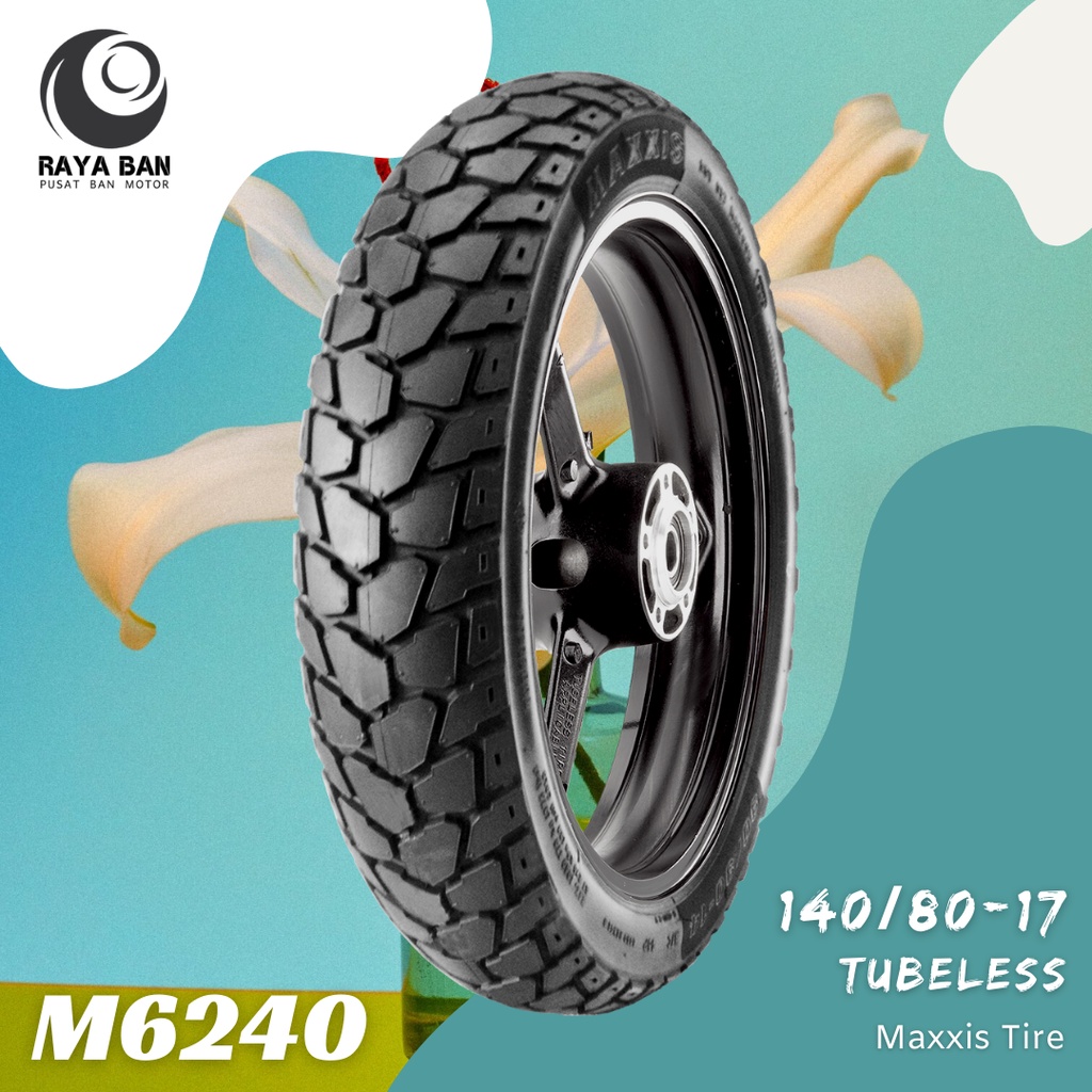 Ban Motor Maxxis M6240 140/80-17 TL (Semi Cangkul)