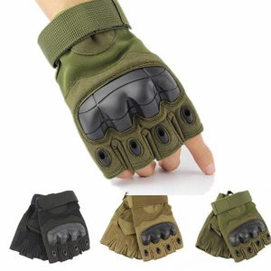 Sarung Tangan New Tactical Motor Sepeda Glove Airsoft Half Mechanix Military