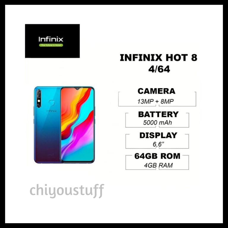 INFINIX HOT 8 4/64 4GB RAM 64GB ROM