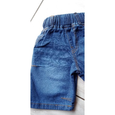 CELANA JEANS PENDEK ANAK WHISKER UMUR 1-6TH