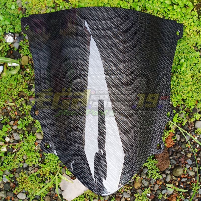 windshield visor ninja rr new carbon