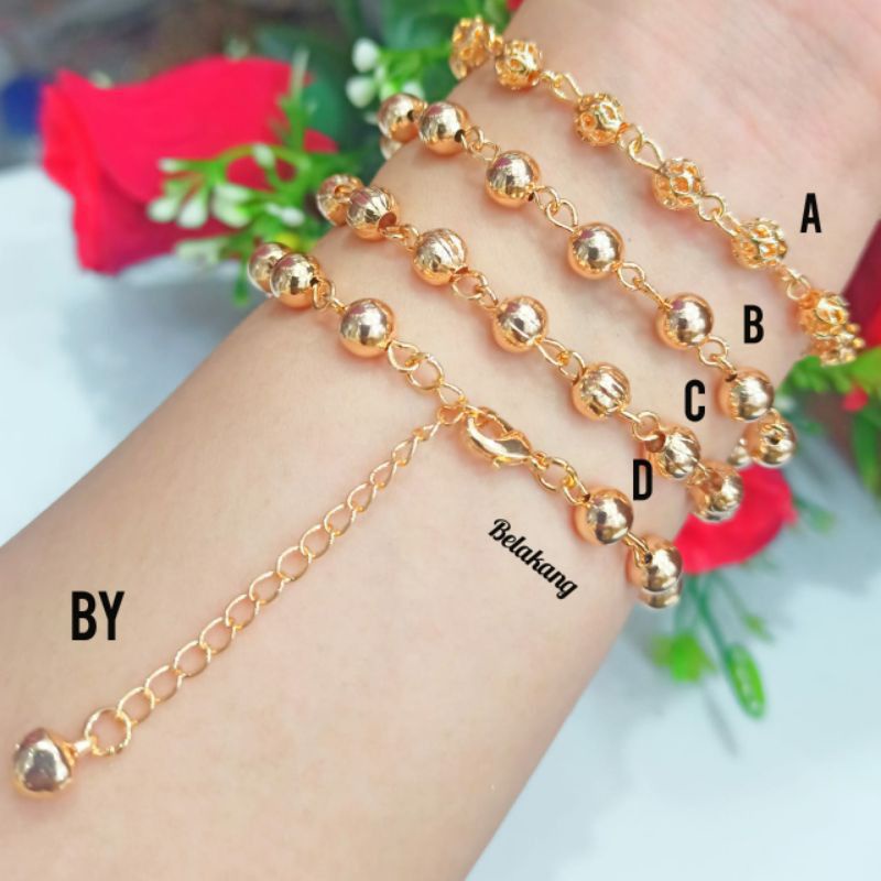 GELANG TITANIUM BULAT RANTAI