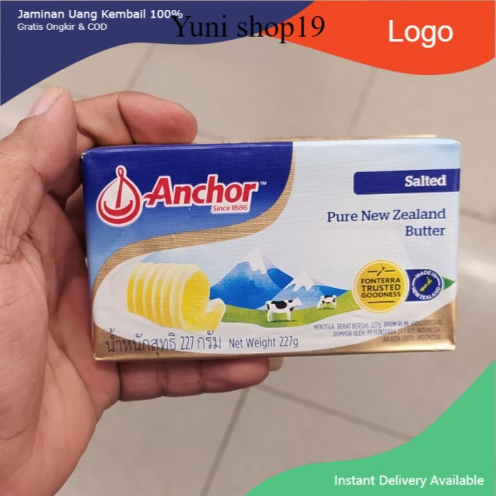 

anchor butter salted 227g