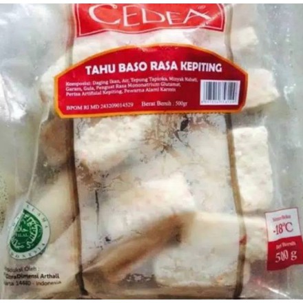 

CEDEA TAHU BASO IKAN / KEPITING 500 GR FRESH FROZEN FOOD