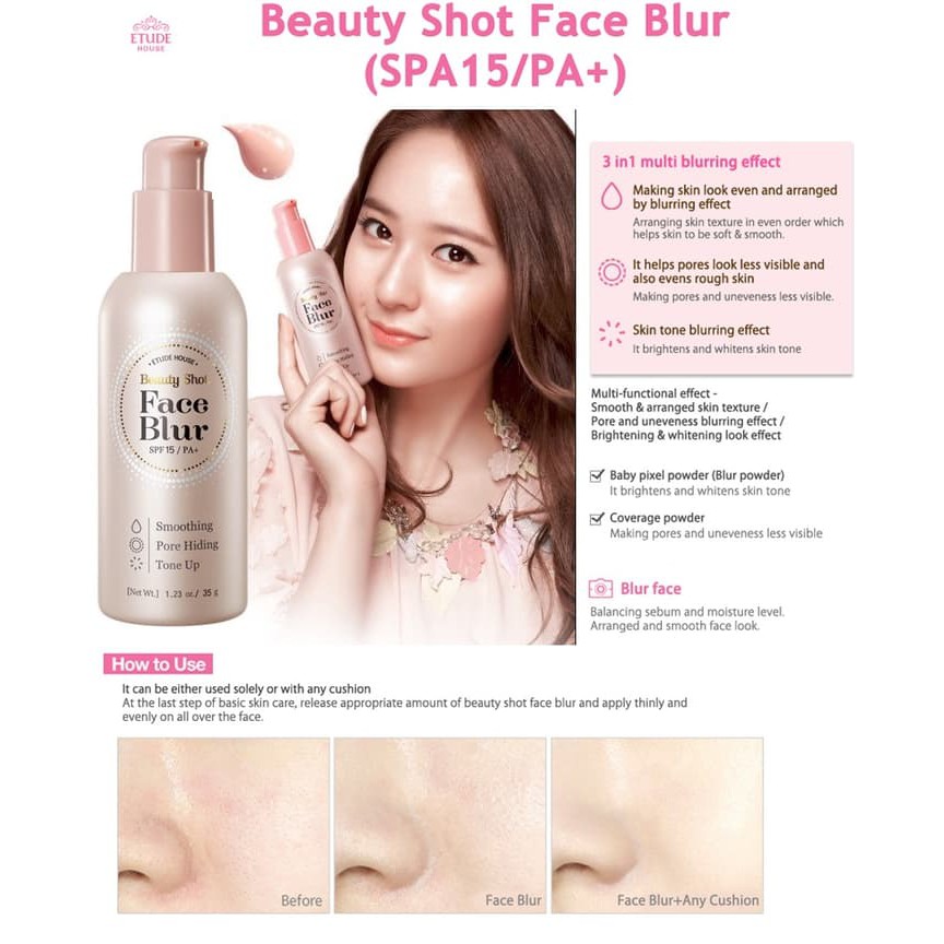 Etude house face blur