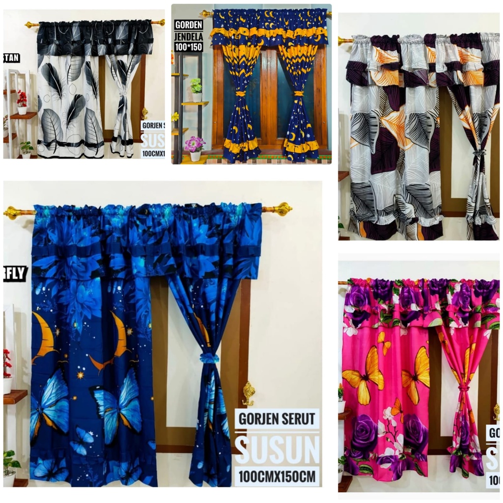 GORDEN JENDELA PENDEK 120x120