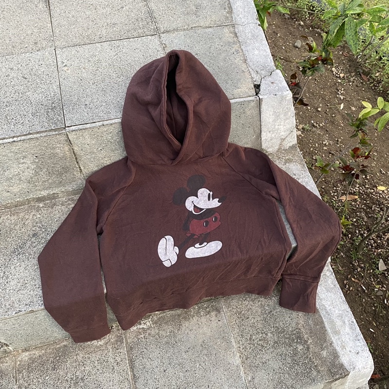 Dolce&Gabbana Walt Disney Mickey Mouse Brown Hoodie SECOND | THRIFT | PRELOVED | ORIGINAL