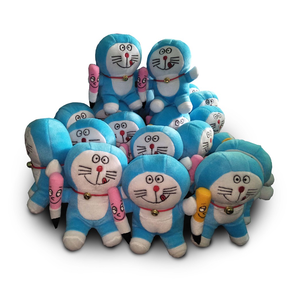 Boneka Doraemon Lucu Pensil Tinggi 20 Cm Shopee Indonesia