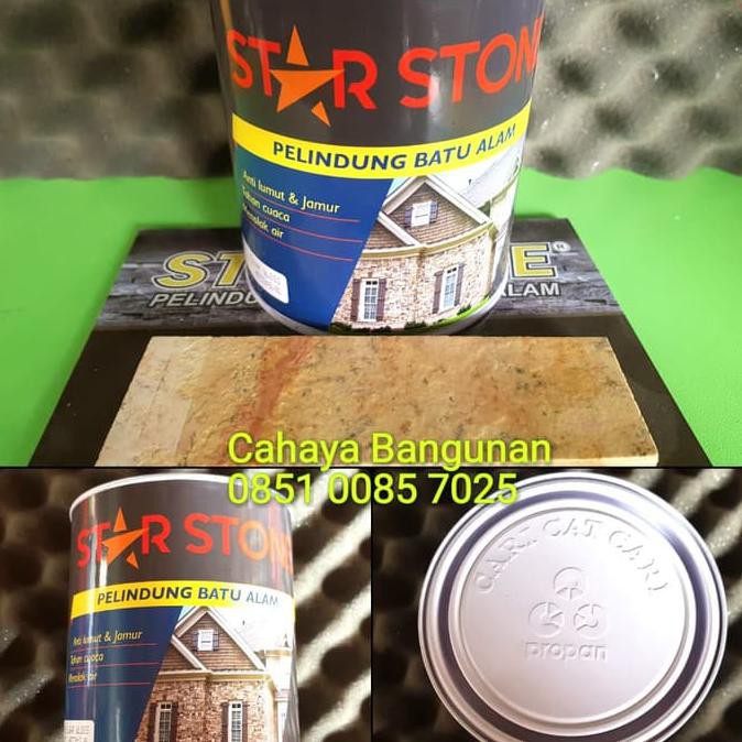 PROPAN STAR STONE STARSTONE CAT VERNIS COATING BATU ALAM 1 KG 1KG DISKON