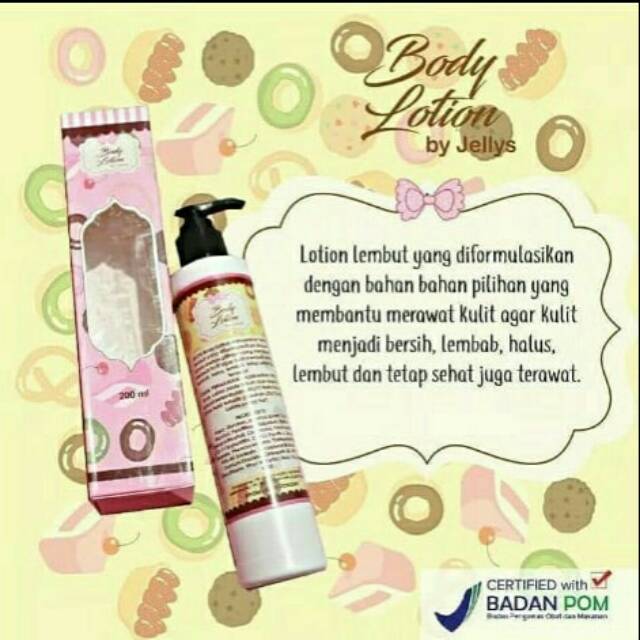 Pure jelly lotion / body lotion by jellys original BPOM