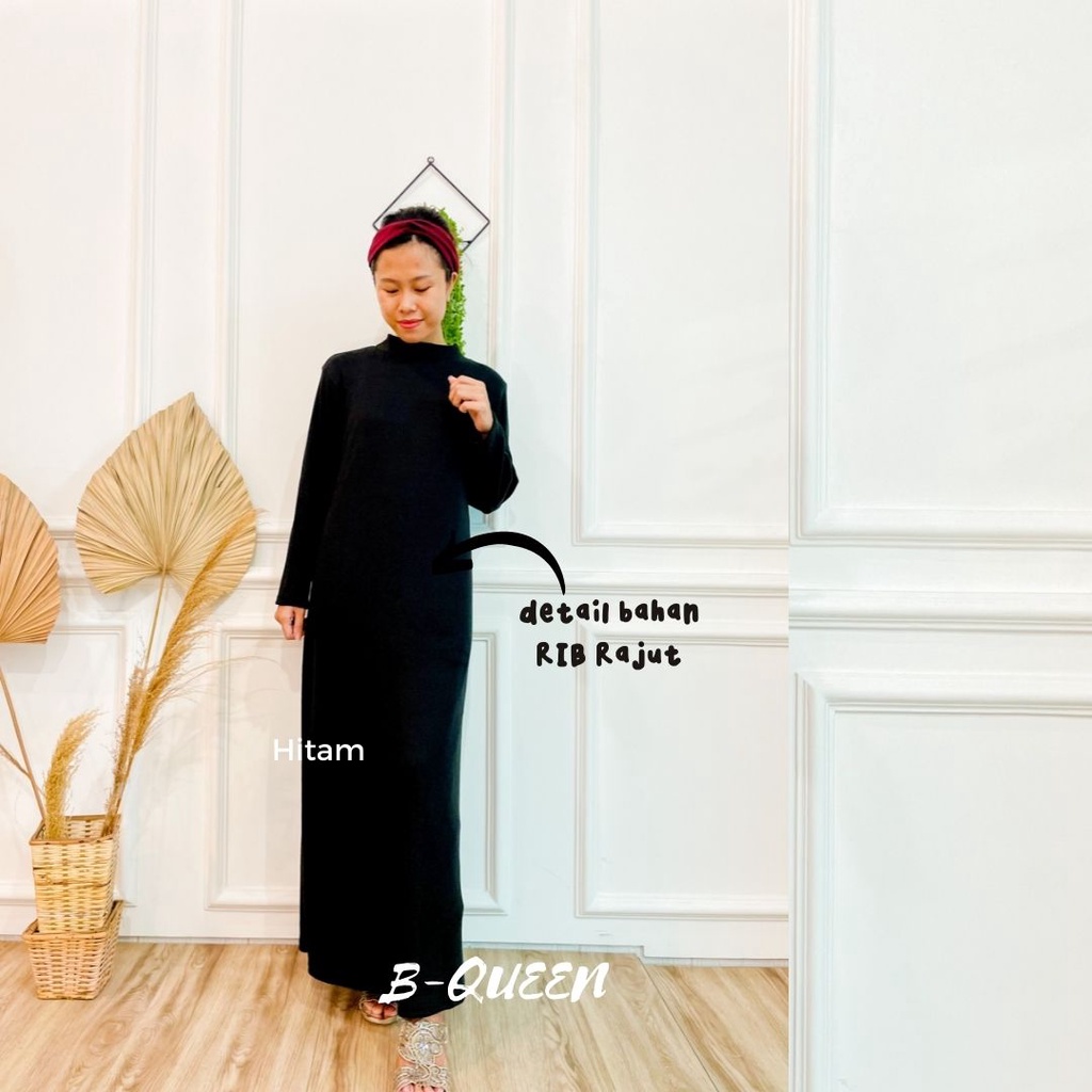 GAMIS RAJUT TURTLENECK / DRESS MUSLIM RAJUT LENGAN PANJANG / INNER DRESS WANITA/ KNIT DRESS