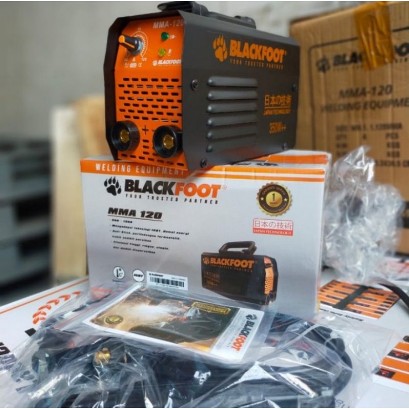 Mesin Las MMA BLACKFOOT 350 Watt 120A