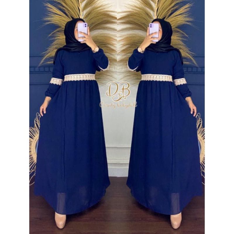 GAMIS CERUTY BABYDOLL MIX RENDA DADA LENGAN