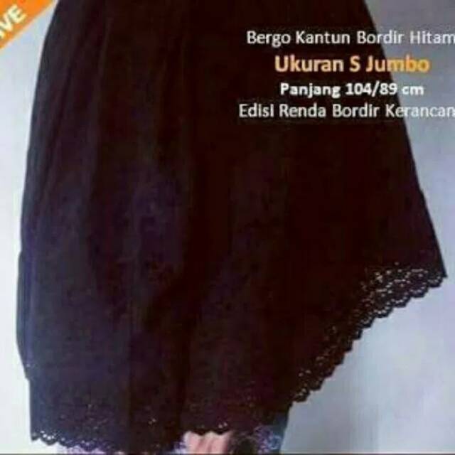 Jilbab Instant ll Bergo Instan Super Ardha Hitam