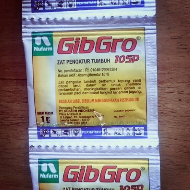 Gibgro 10SP ZPT GA3 Asam Giberalat 10% Memperkecil biji kelengkeng
