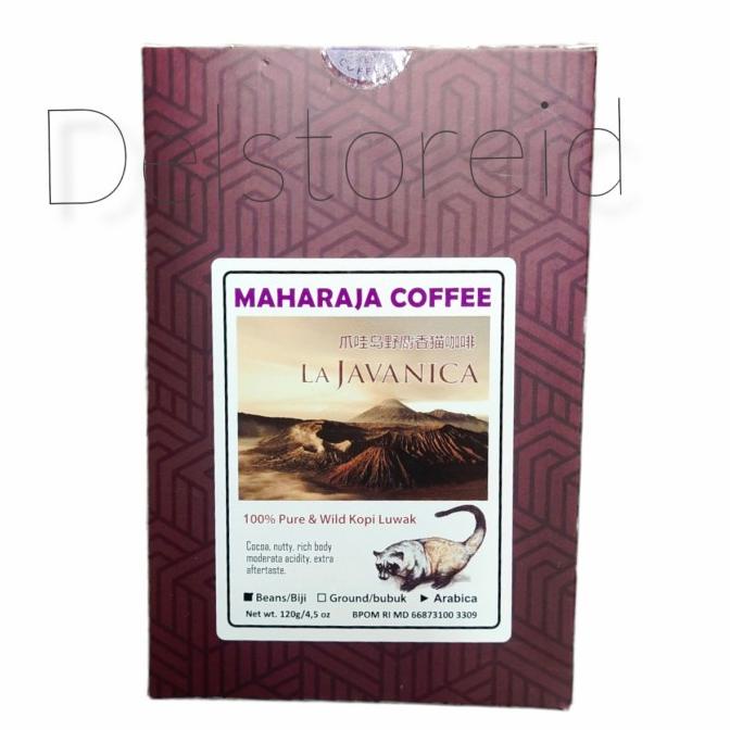 

MAHARAJA COFFEE LA JAVANICA 100% PURE & WILD KOPI LUWAK BIJI 120 GR FBFG63546