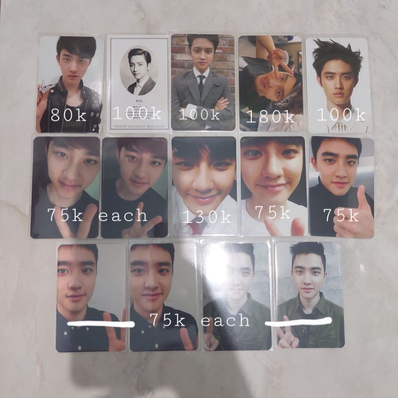 EXO D.O. Album Photocards Batch 1