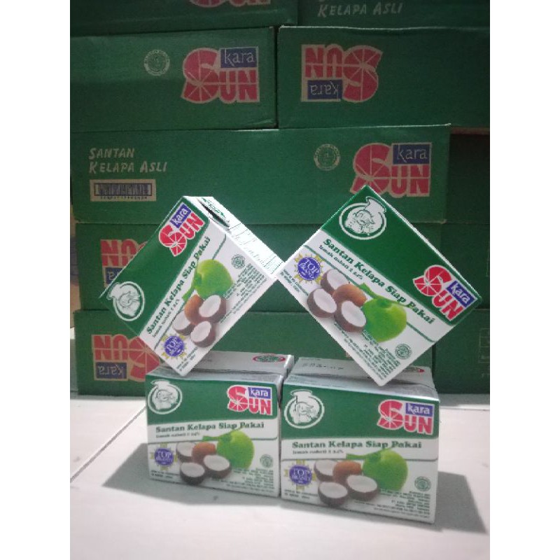 

Sun Kara 200 ml Santan instan Cair Siap pakai