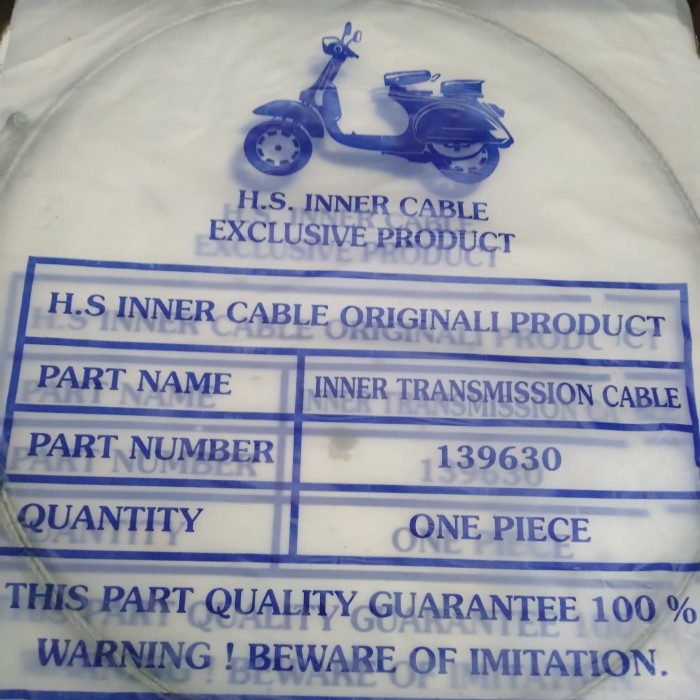 Tali seling gigi versneling all vespa super sprint px ps excel