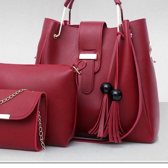 JK 603 TAS WANITA FASHION IMPORT SET 3 IN 1 Y4015 C8210 T205 U889 P8799