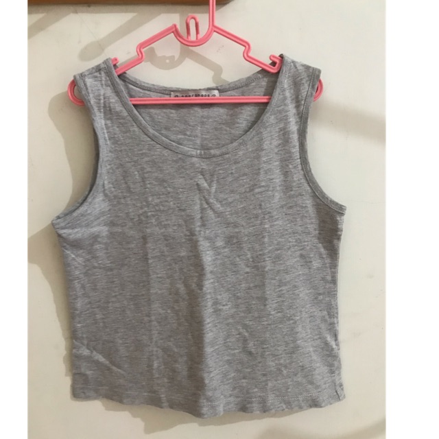 Preloved GINGERSNAPS Atasan singlet/baju dalaman abu-abu