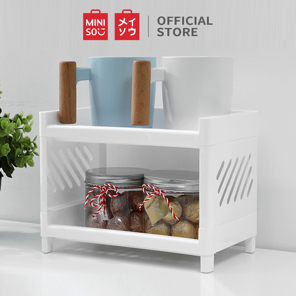 MINISO Rak Penyimpanan Rak Kosmetik Rak Buku Multi Fungsi MINISO Rak Penyimpanan Rak Kosmetik Rak Buku Multi Fungsi