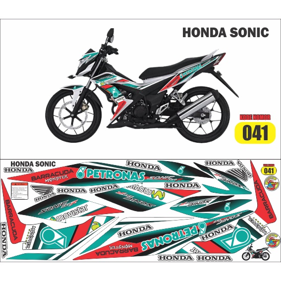 striping Honda sonic / decal Honda sonic / variasi Honda sonic